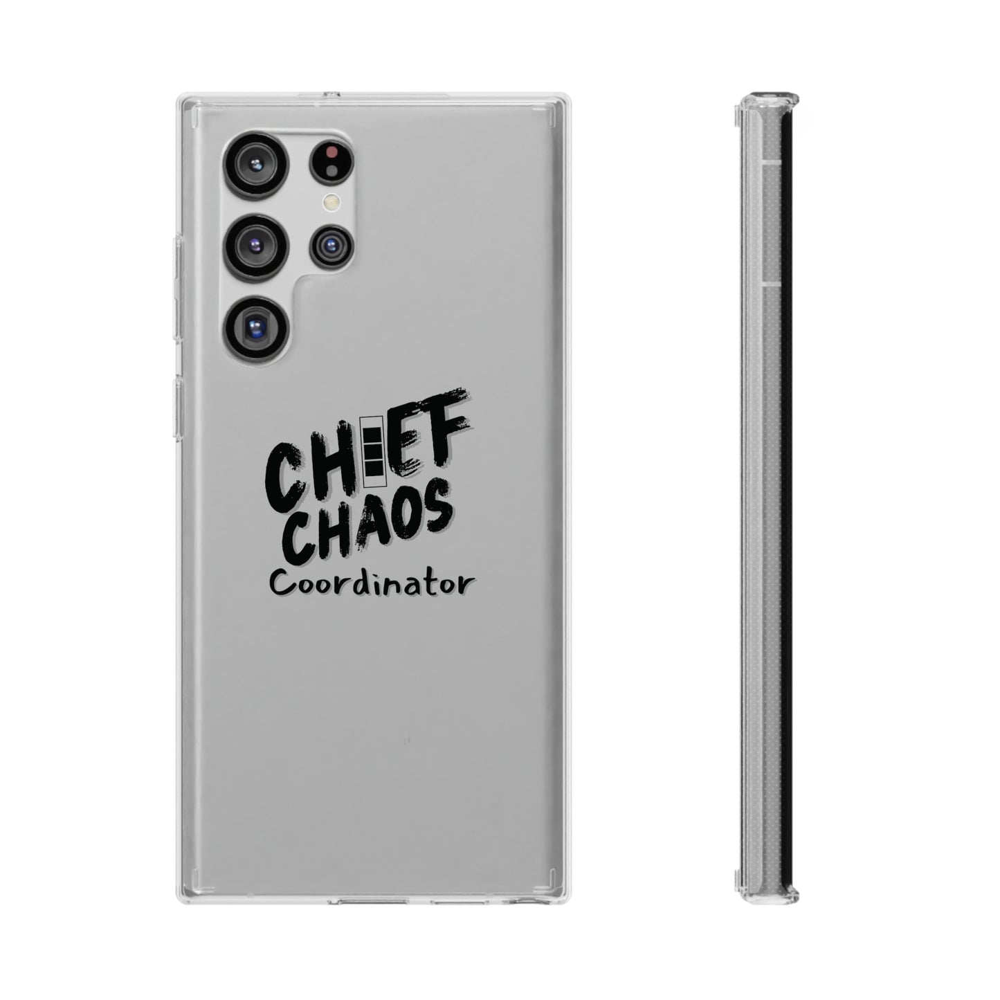 CW3 Chief Chaos Coordinator Clear Phone Case