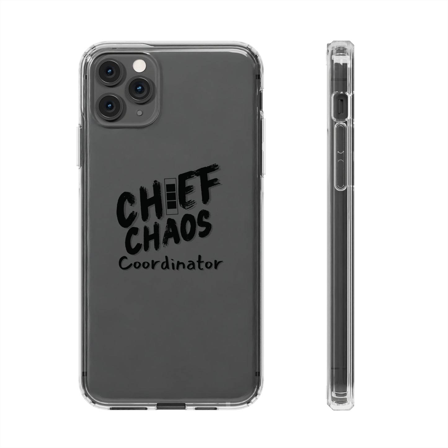 CW3 Chief Chaos Coordinator Clear Phone Case