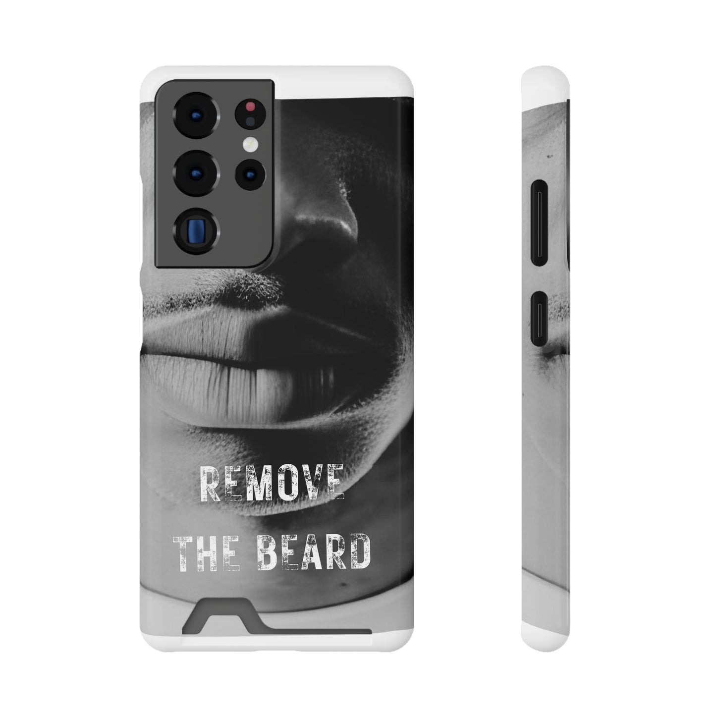 Remove the Beard Phone Case With Card Holder