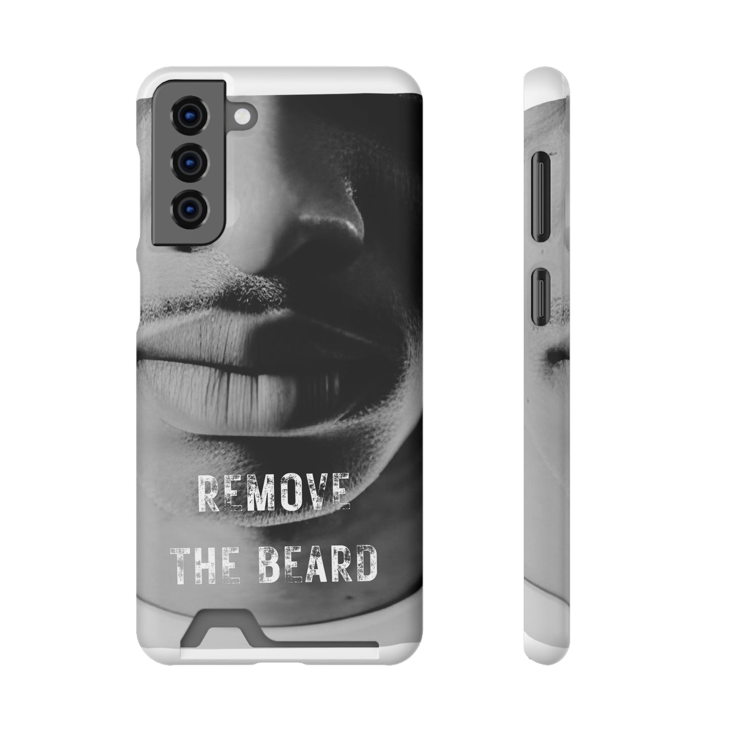 Remove the Beard Phone Case With Card Holder