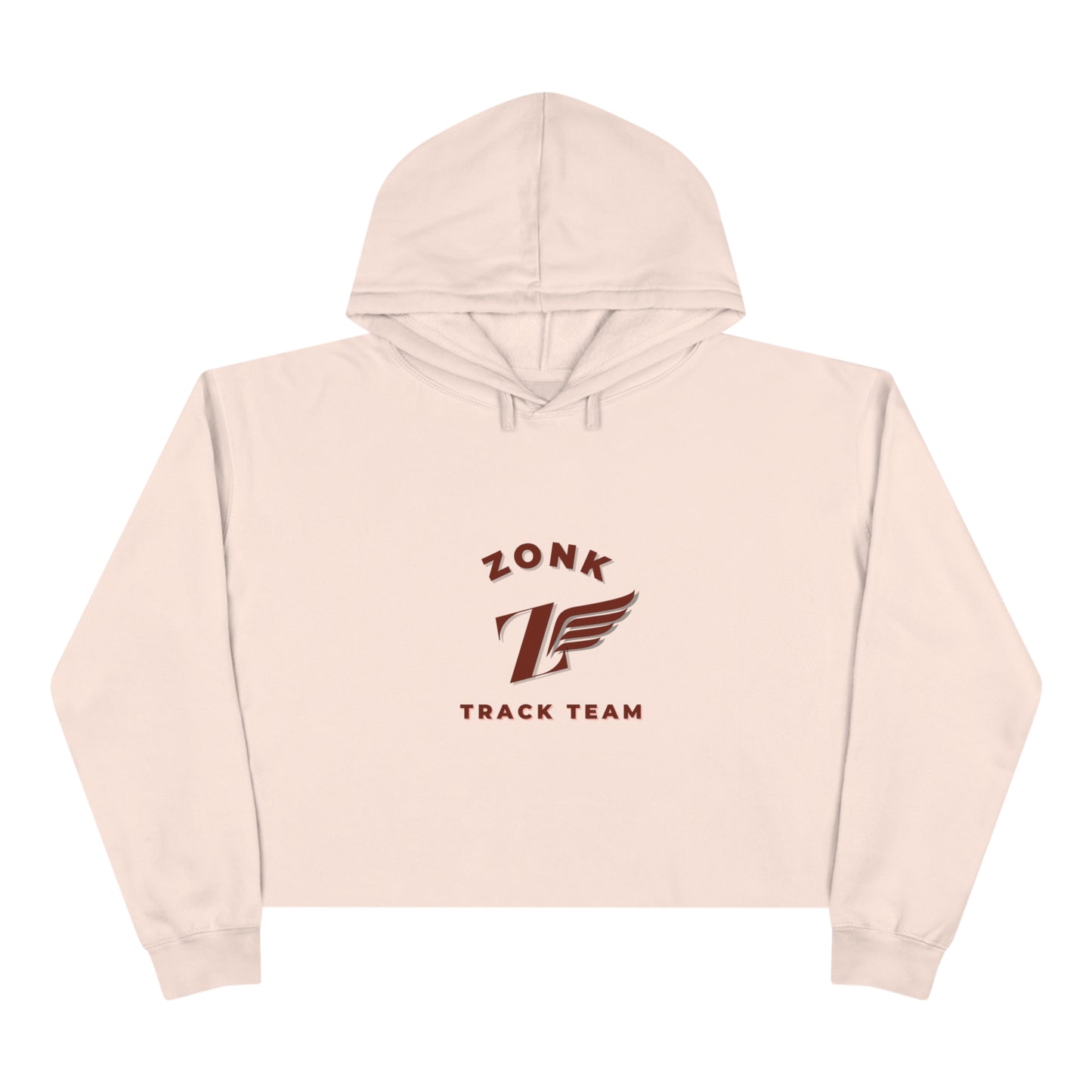 Zonk Track Team Crop Hoodie