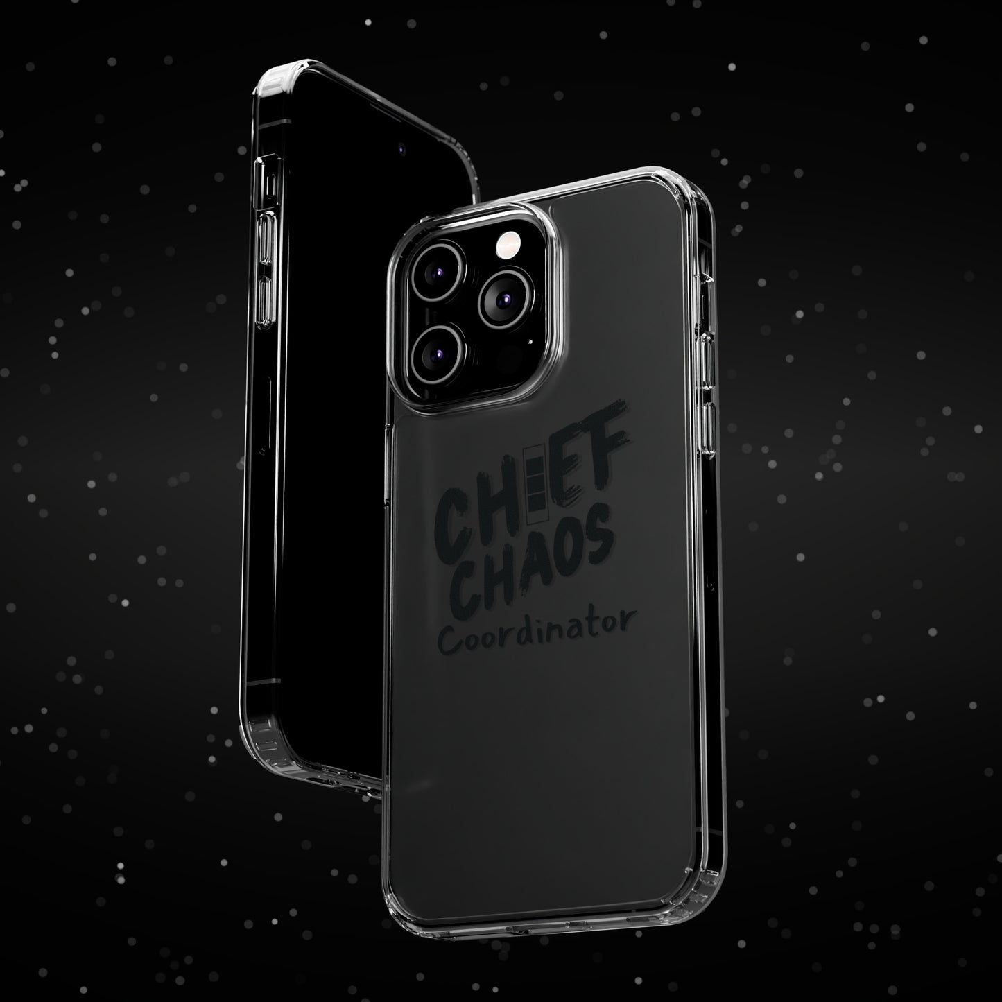 CW3 Chief Chaos Coordinator Clear Phone Case