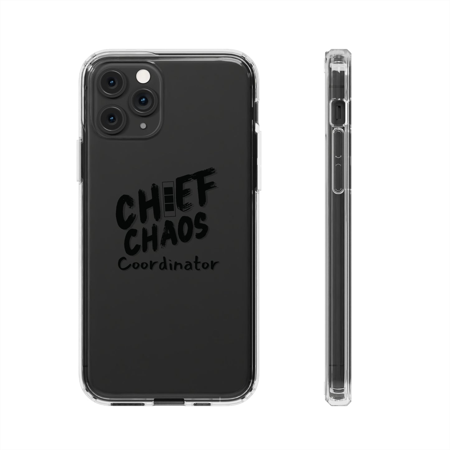 CW3 Chief Chaos Coordinator Clear Phone Case