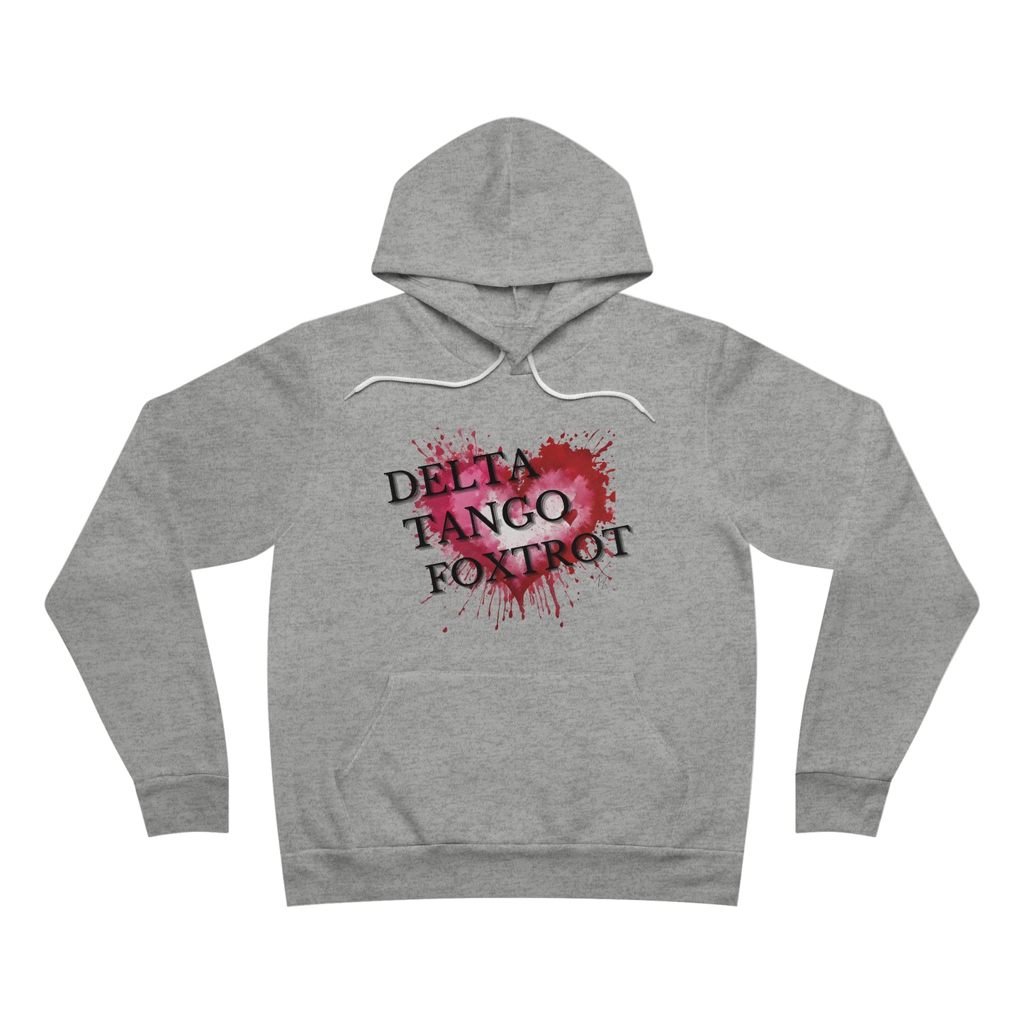 Unisex Delta Tango Foxtrot Sponge Fleece Pullover Hoodie