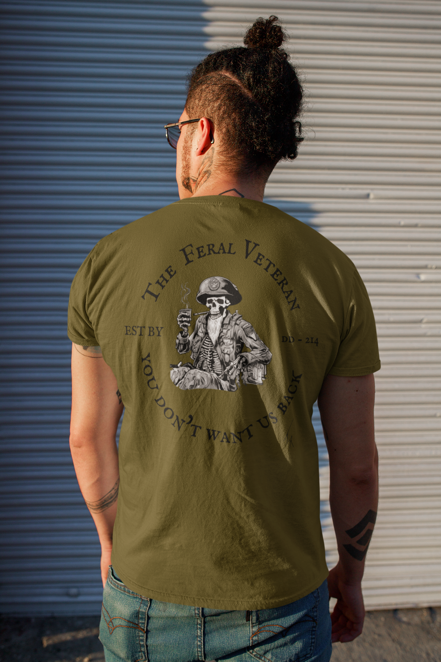 Men's Long Live the Feral Veteran