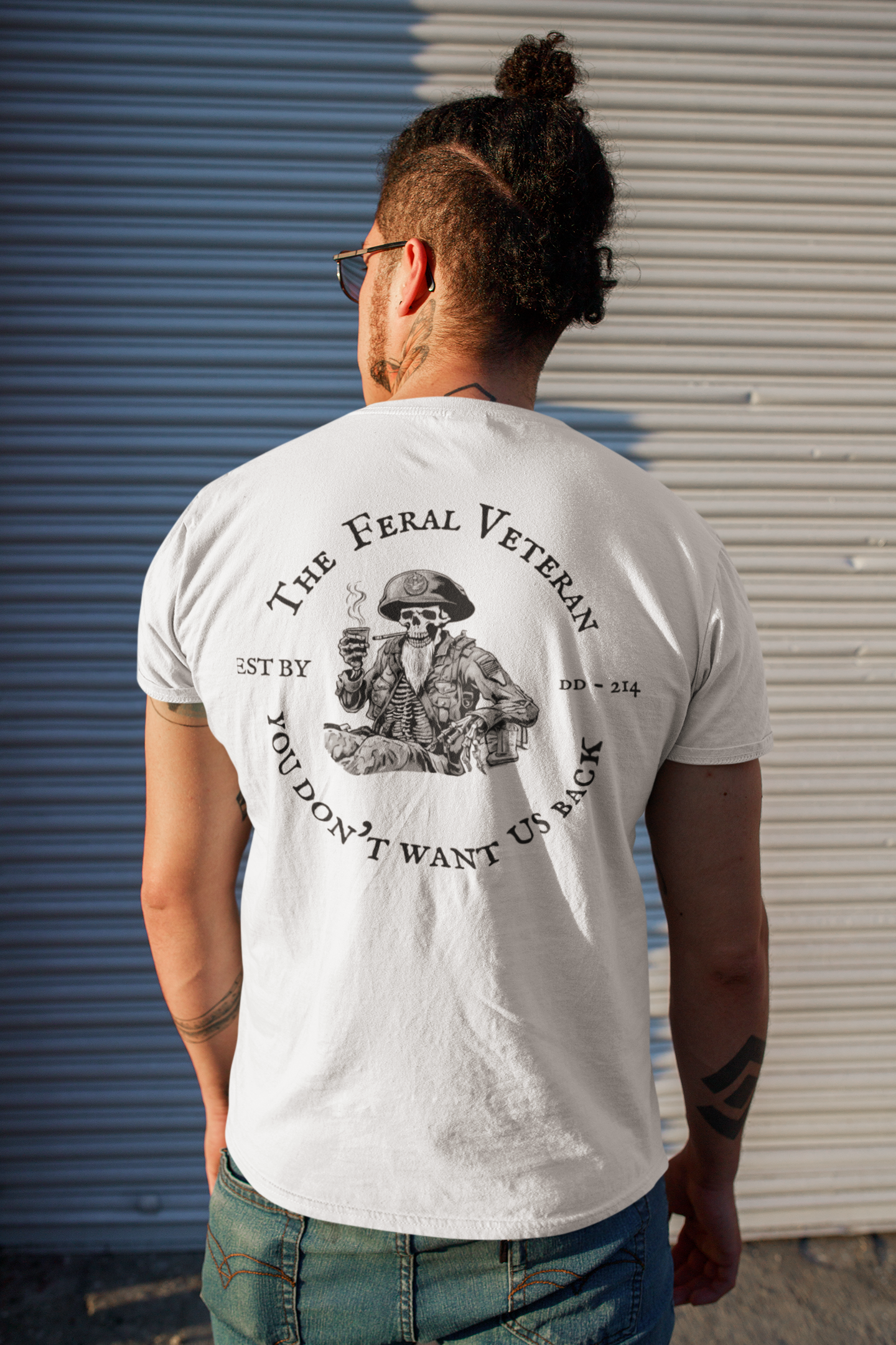 Men's Long Live the Feral Veteran