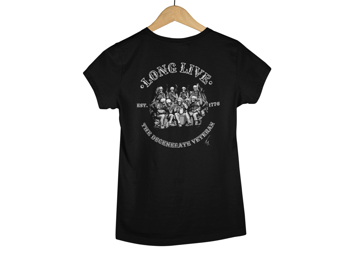 Women's Long Live The Degenerate Mustang Shirt