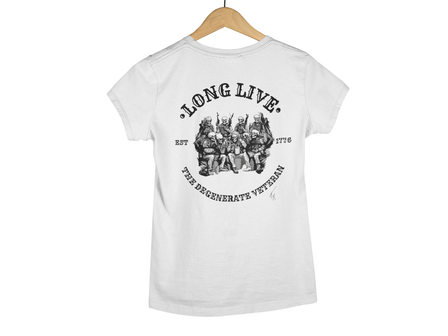 Women's Long Live The Degenerate Mustang Shirt